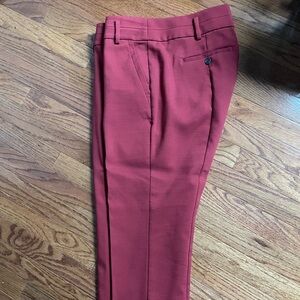 Loft Marissa Pants size 10. Color is burgundy. Rarely used